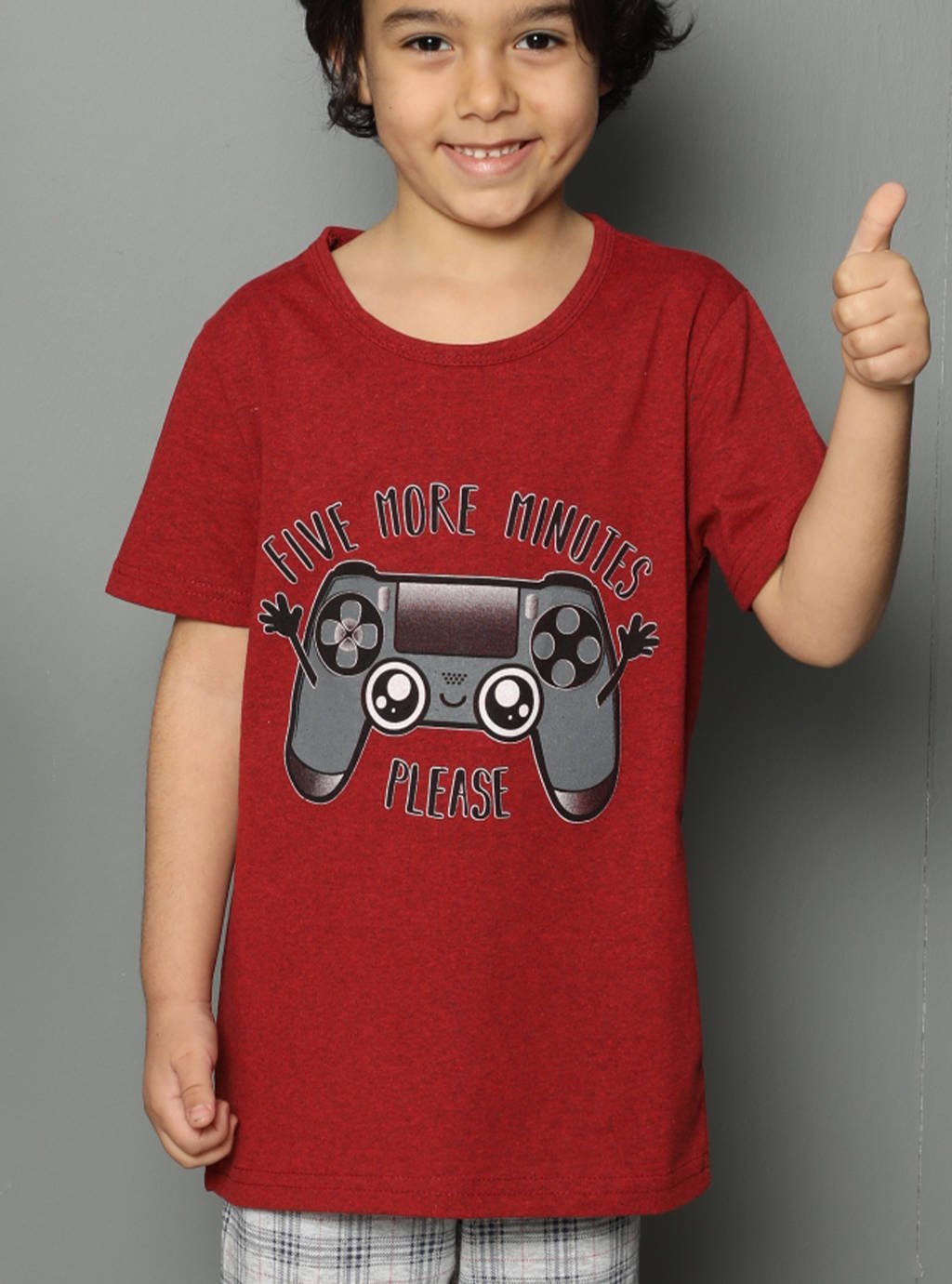 Chlapecké pyžamo Game Pad - bordó