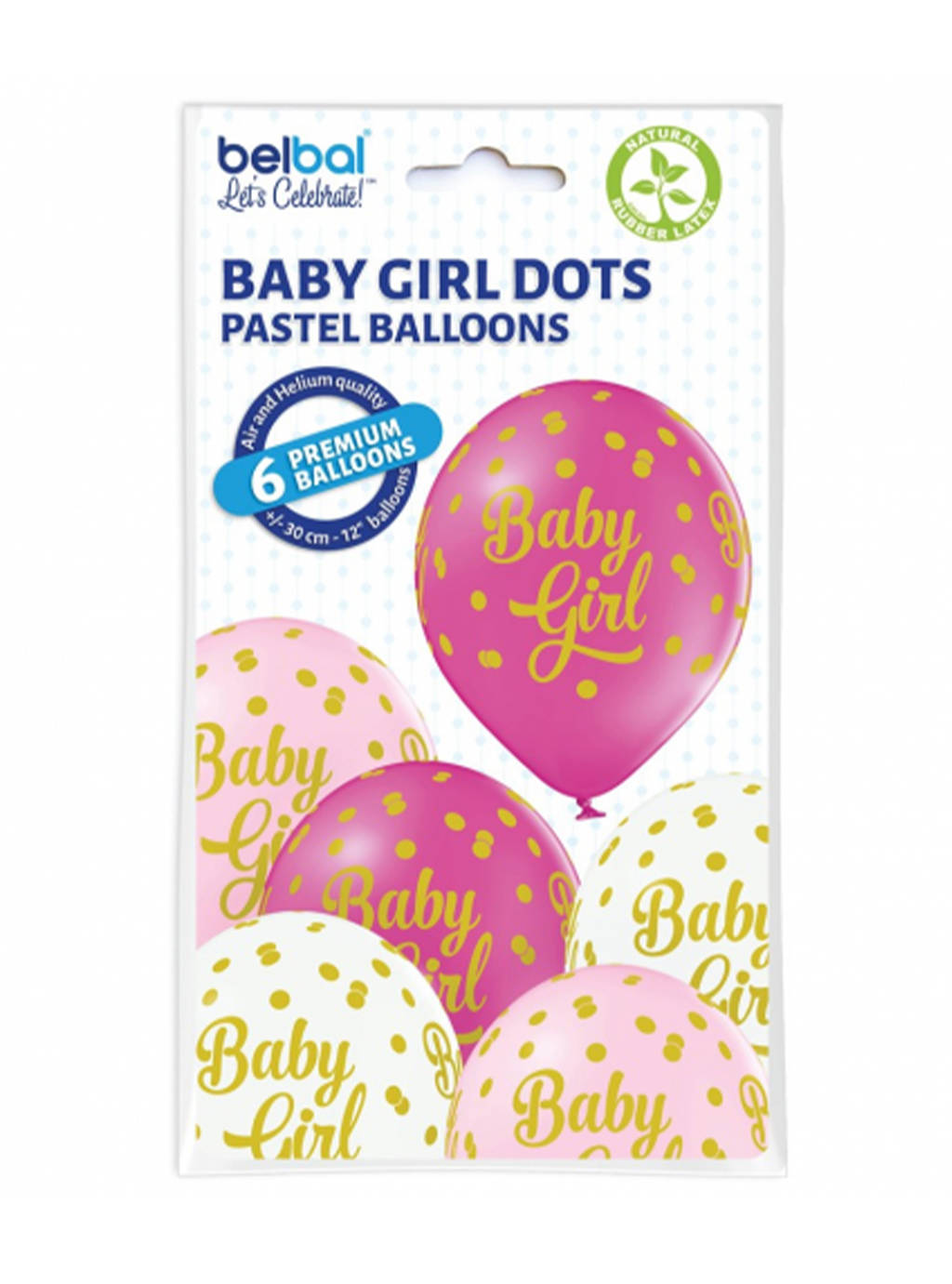Oh Baby Girl Dots balónky - Dívka