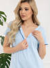 Těhotenská košile Formommy Sunny Midi - Baby blue