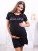 Těhotenská košile PURE LOVE - černá