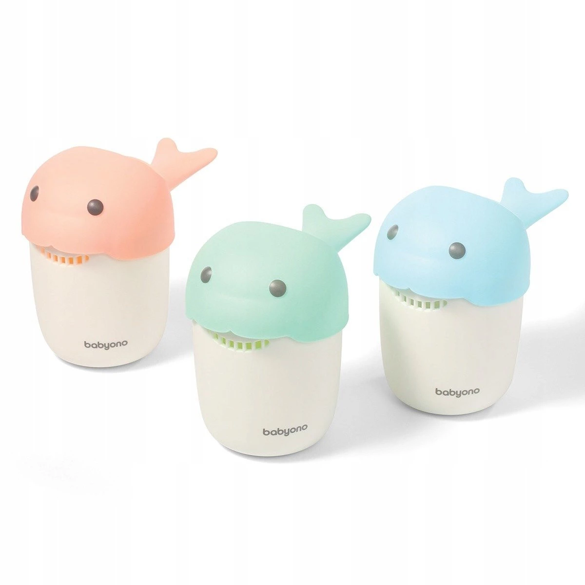 Babyono Mycí hrnek na hlavu Whale Mint