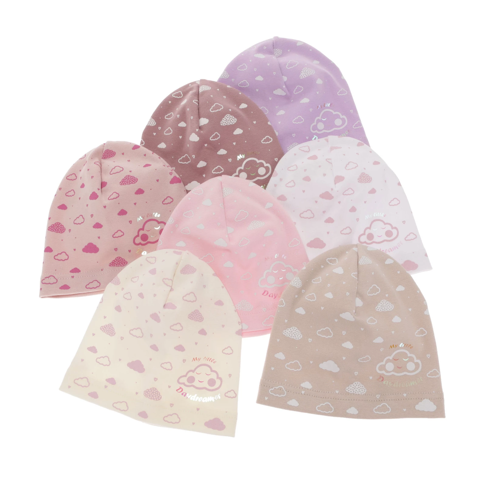 Čepice podzimní/jarní dívčí fialová Klaudyna