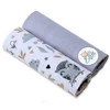 Egakids Dvoubalení mušelínových plenek Light Grey Duet