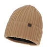 Pánská zimní čepice, camel, s merino vlnou, Huno