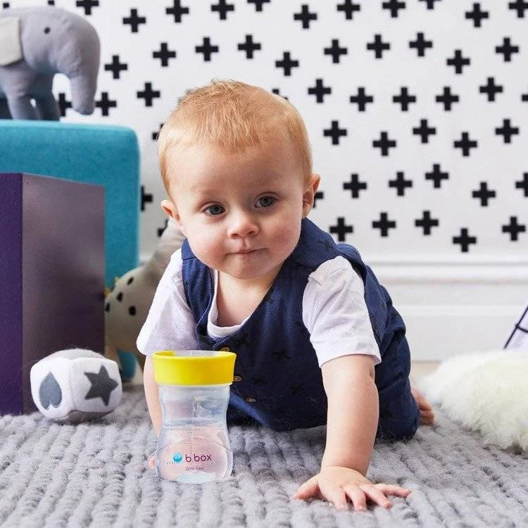 B.BOX Tréninkový hrnek citronové barvy