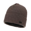 Pánská zimní čepice, hnědá, s merino vlnou, Jeffrey
