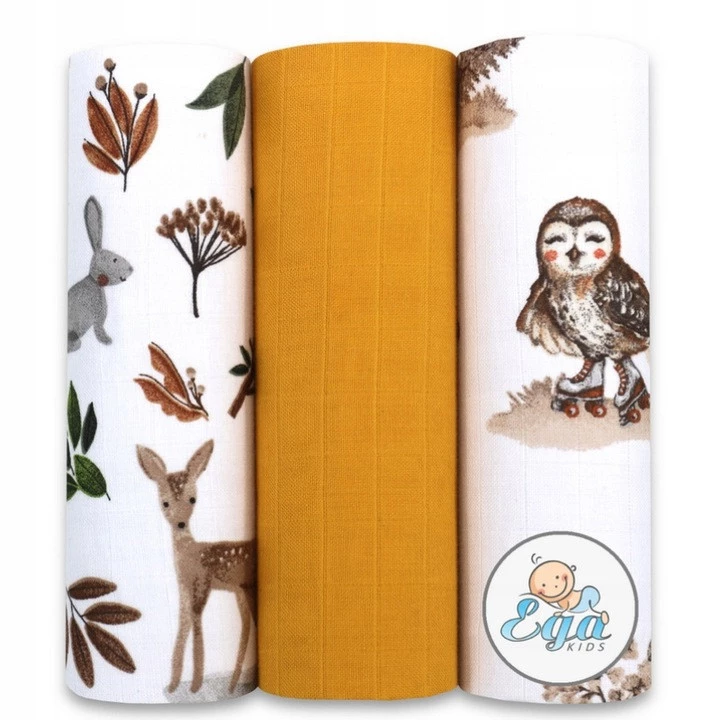 Egakids Tříbalení mušelínových plenek Sada č. 17