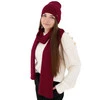 Dámský jarní/zimní set: čepice a šála šedý 100% extra fine merino vlna Melpomena