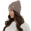 Dámská zimní čepice, jarní, béžová, 100% merino vlněná, Sophie