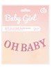 Růžový věnec "OH BABY" 