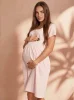 Těhotenská košile Laura - špinavě růžová