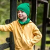 Komplet podzimní/jarní chlapecký: čepice a tunel zelený Hazel