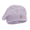 Beret dámský zimní, fialový, s merino vlnou, Senja