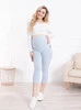Těhotenské legíny Fishnets - Baby Blue