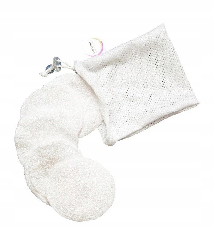 Opakovaně použitelné bavlněné kosmetické polštářky x5 ks