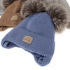 Chlapecká zimní čepice, tmavě modrá, 100% merino vlněná, podšitá vlněným fleecem, Tambor