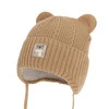 Chlapecká zimní čepice, s merino vlnou, camel, Velaro