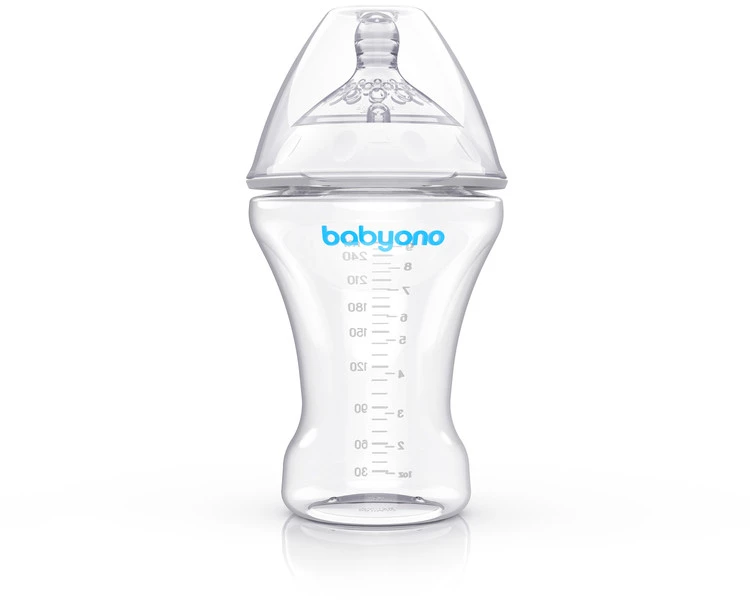 Babyono Přírodní kojicí láhev proti kolice 260 ml