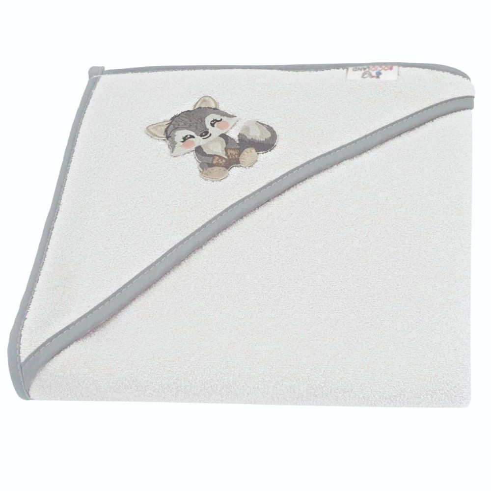 Osuška Medvídek šedá100x100