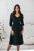 Lovely Dress Midi těhotenské a kojící šaty, 3/4 rukáv, tmavě modrá