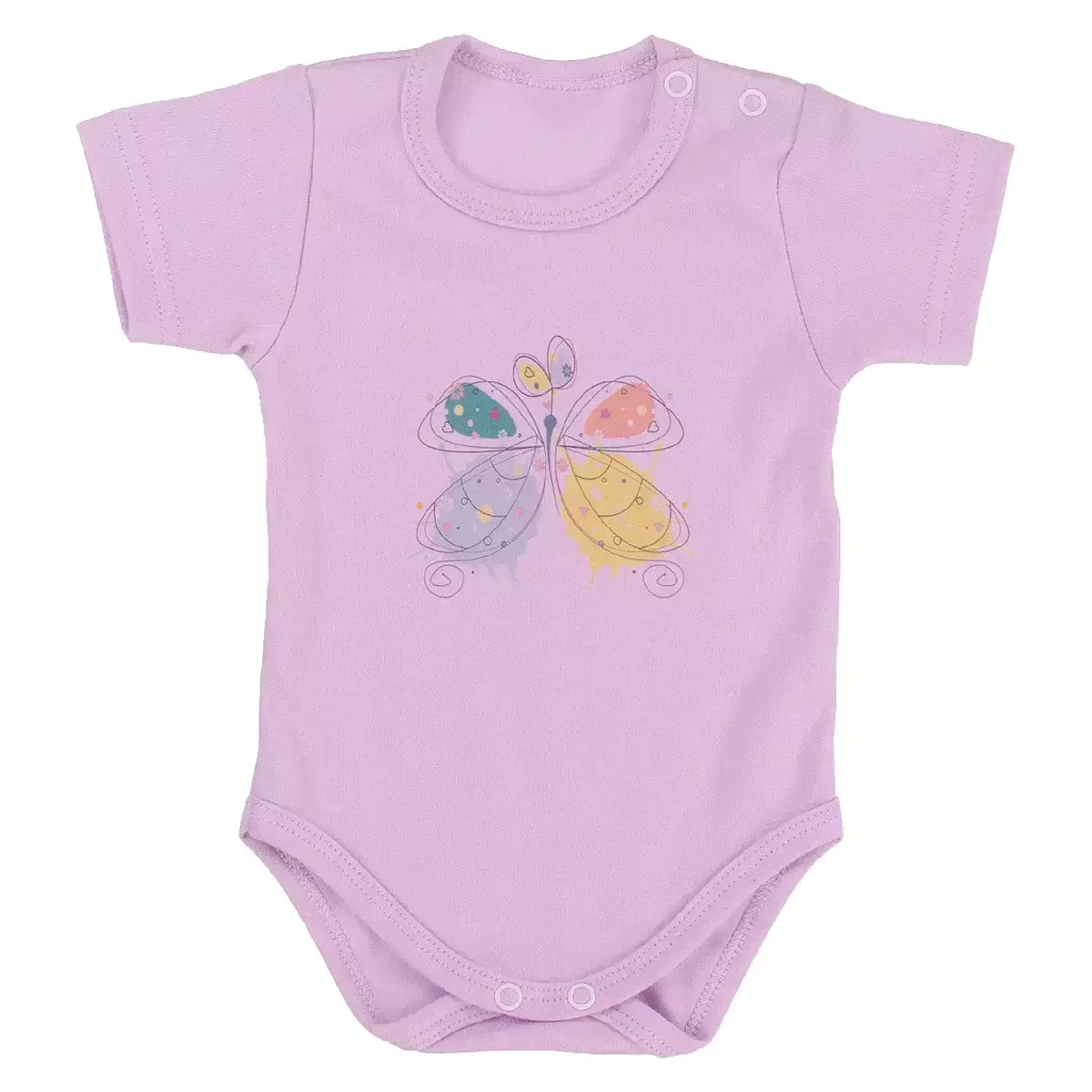 Baby Body Violet - Barevný motýlkové