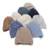 Chlapecká zimní čepice, tmavě modrá, zavazovací, 100% merino vlněná, podšitá merino fleece, Buno