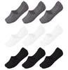 9x sada ponožek černá šedá bílá 39-41