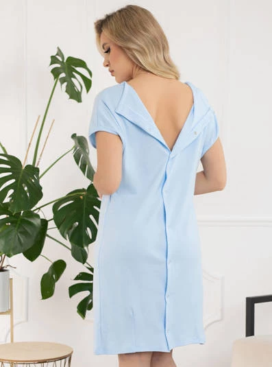 Těhotenská kojící košile Baki - Baby Blue