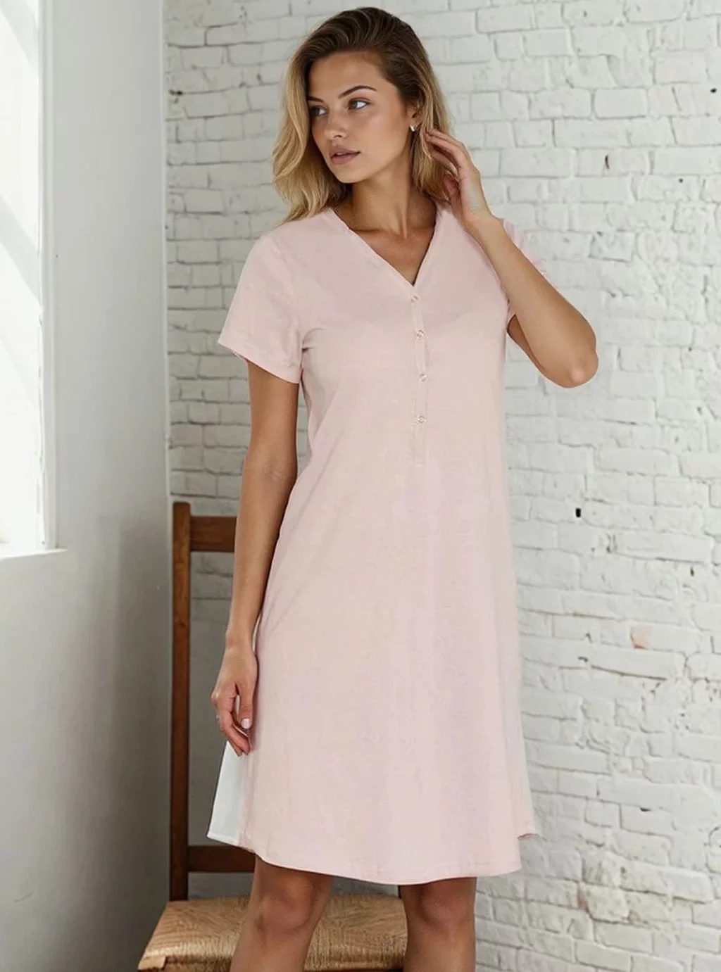 Těhotenská košile Sleeping Stars II - tmavě modrá