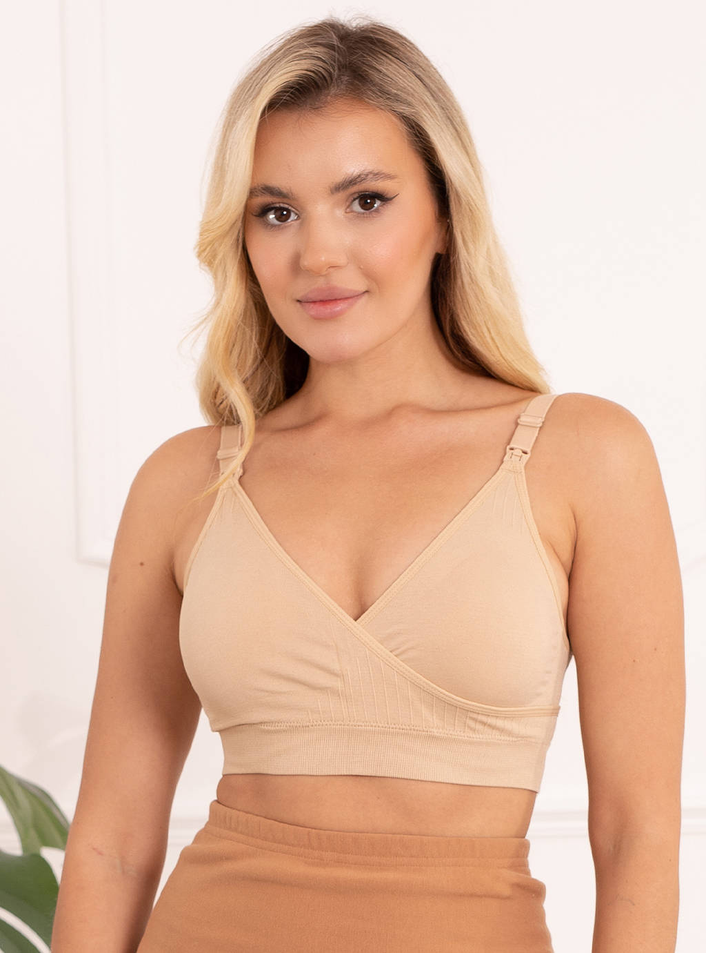Těhotenská kojící podprsenka - Valentina Beige