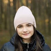 Dívčí zimní čepice fialová Elvina