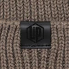 Pánská zimní čepice, tmavě modrá, 100% merino vlněná, bezešvá, Smoky