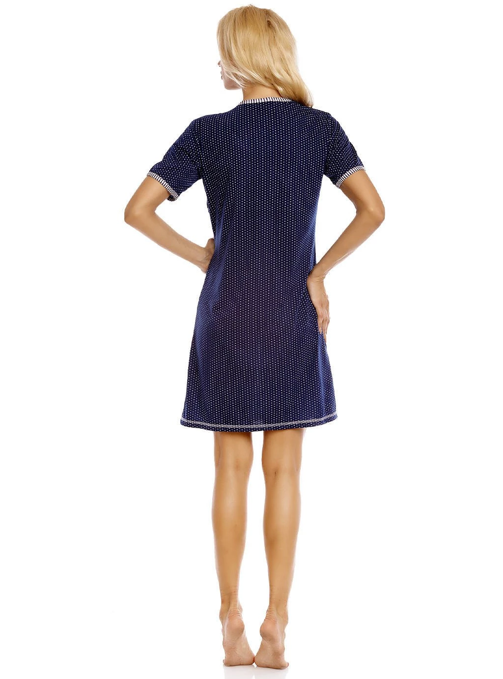 Těhotenská košile - Námořnická modrá Srdce