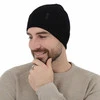 Čepice zimní pánská černá 100% vlněná Merino Thorin