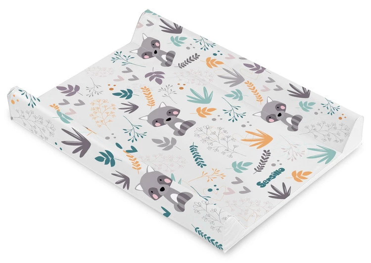 SENSILLO Měkký přebalovací pult Forest - Raccoon platinum