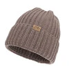Dámská zimní čepice, krémová, 100% merino vlněná, Lano