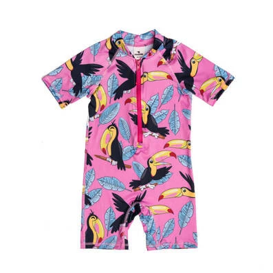 Růžové plavky Tucan UPF50+