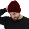 Pánská zimní čepice červená 100% extra fine merino vlněná Thorin