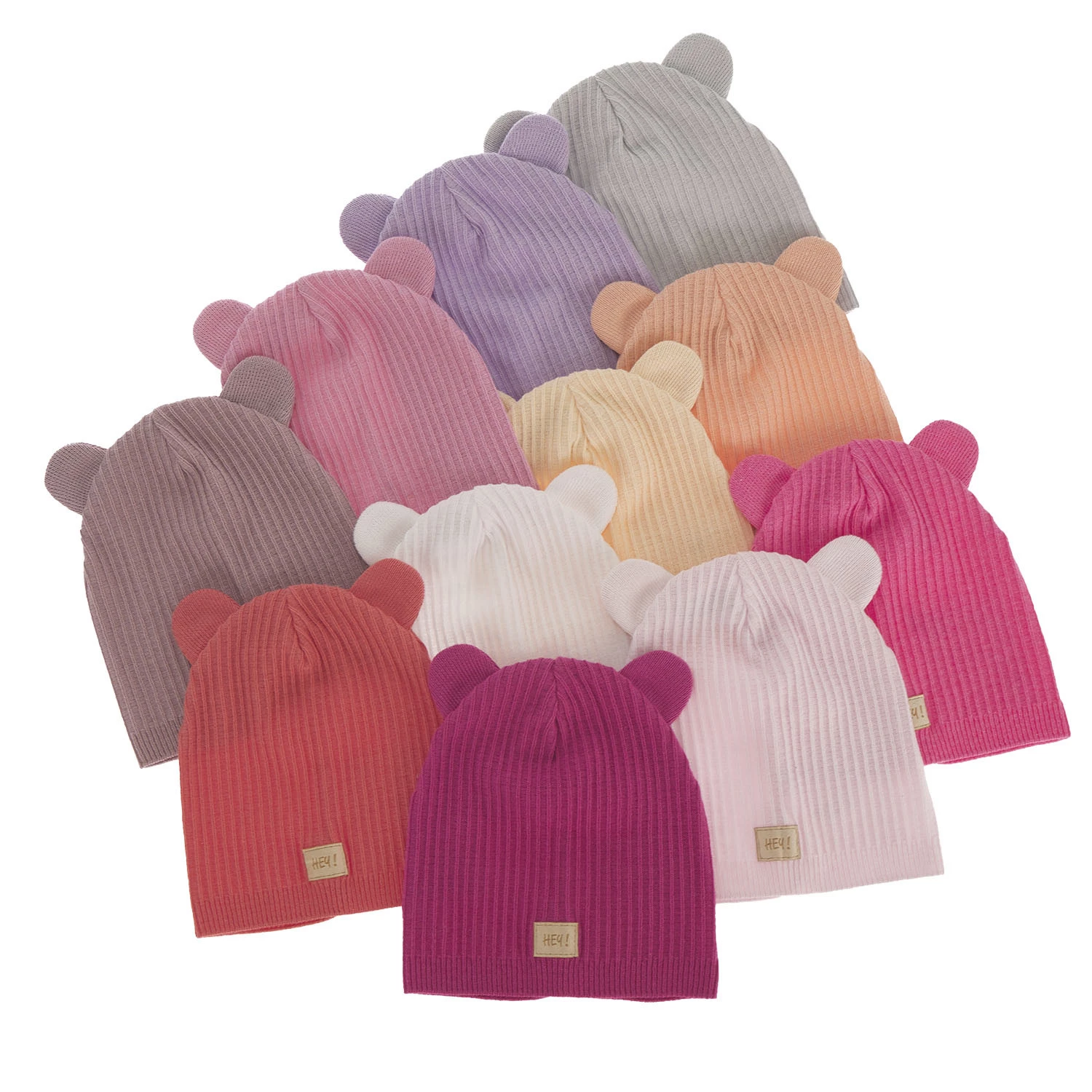 Čepice podzimní/jarní dívčí, s bavlnou, šedá Clarisa