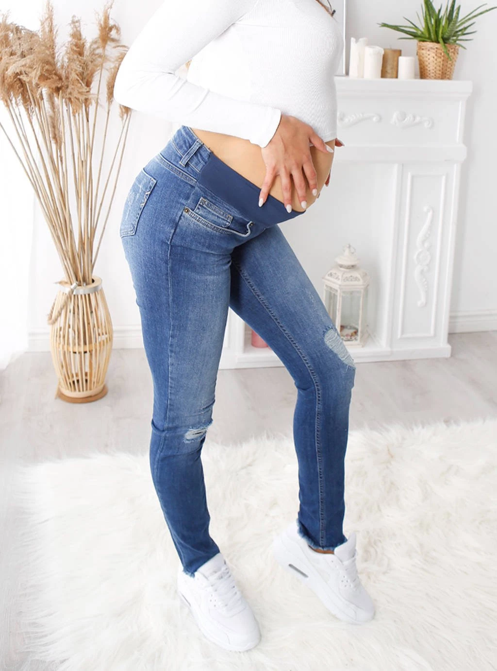 Džínové kalhoty Rocky Blue