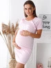 Těhotenská košile Love my Baby - Pink