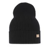 Dámská jarní/zimní čepice černá 100% extra fine merino vlněná Sophie