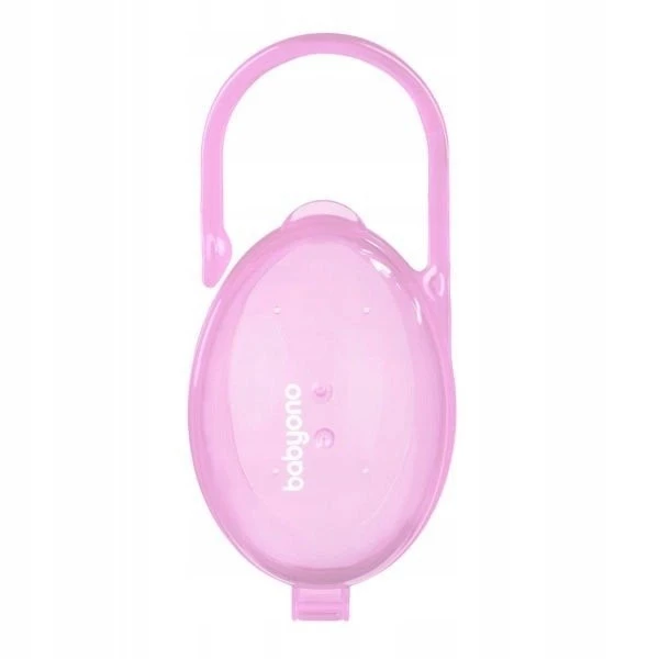 Babyono držák na dudlík Pink