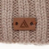 Komplet zimní chlapecký: čepice a tunel, 100% merino vlněný, khaki, Umberto