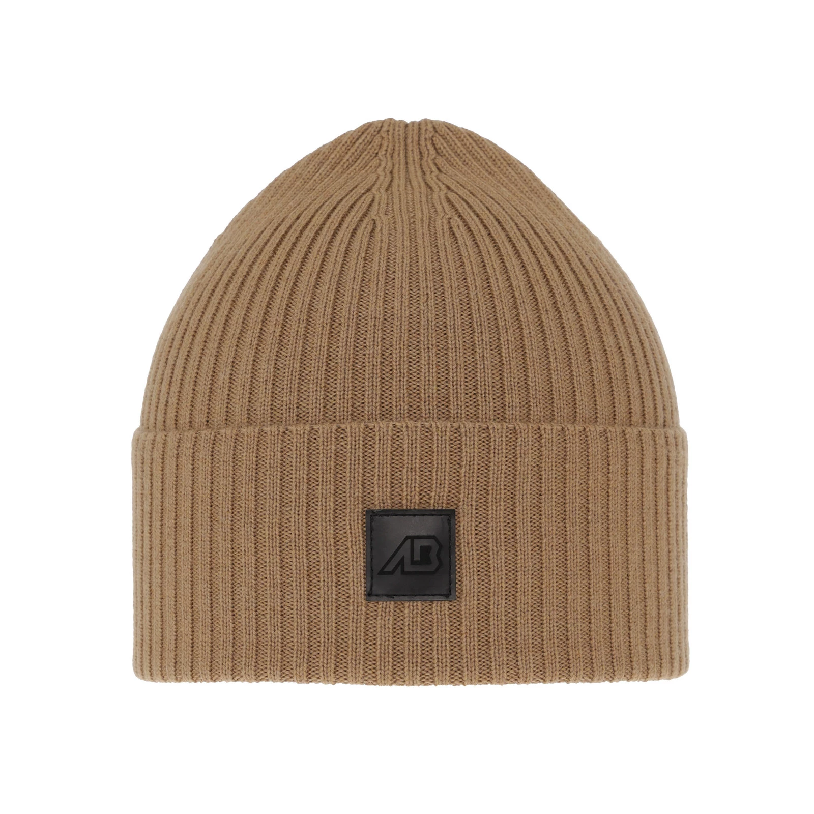 Pánská jarní/zimní čepice camel 100% extra fine merino vlněná Matias