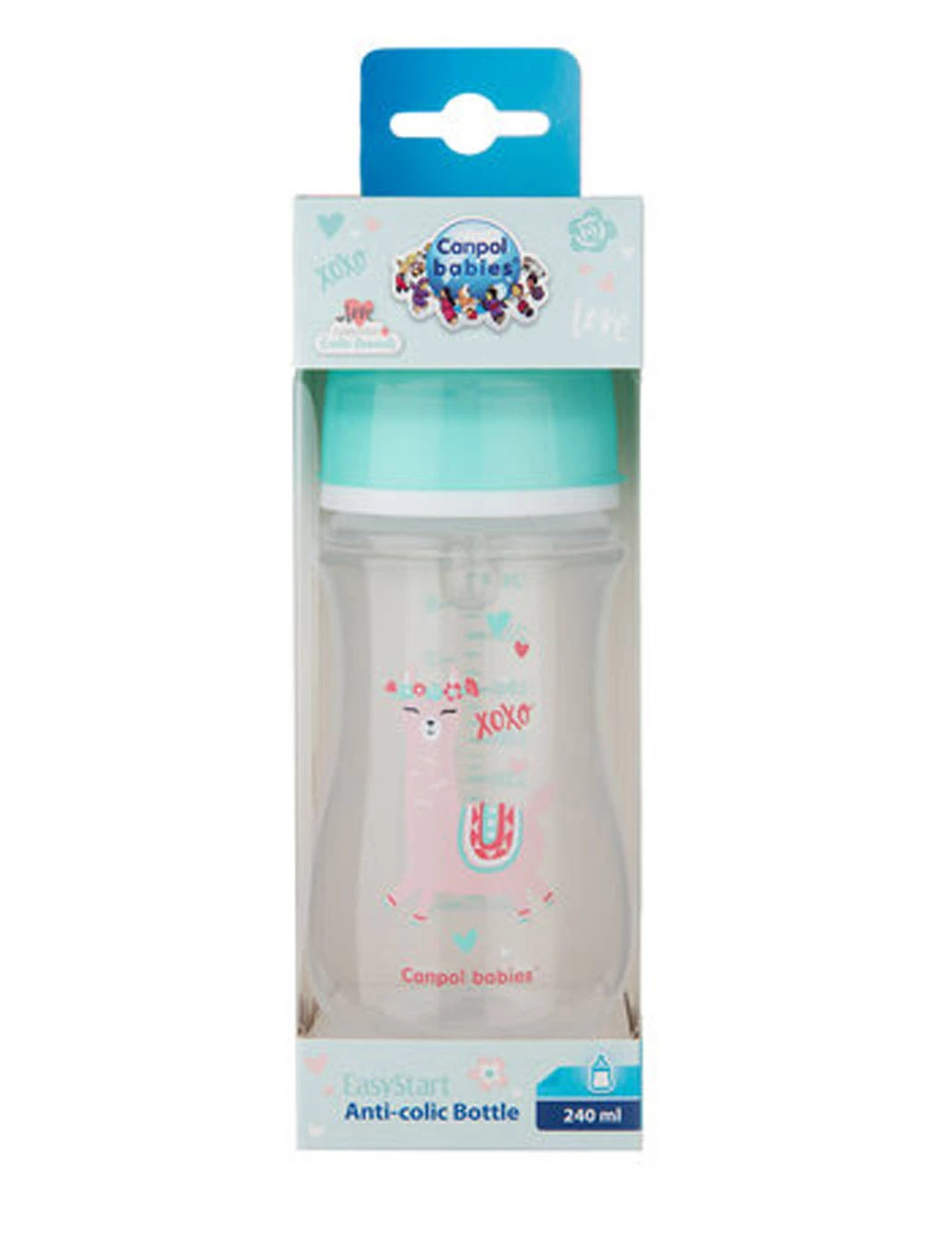Canpol Exotic Animals láhev proti kolice 240ml - Lama