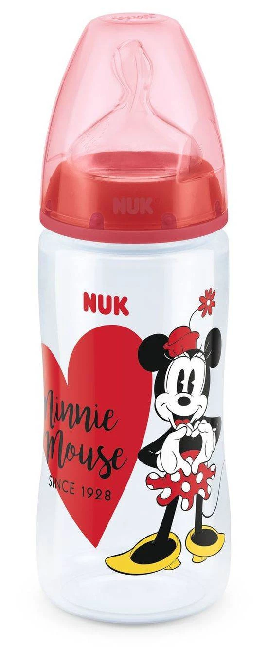Lahvička proti kolice Nuk Minnie 6-18m 300ml