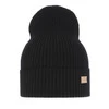 Dámská jarní/zimní čepice černá 100% extra fine merino vlněná Sophie