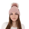 Dámska zimná čiapka ružová merino vlnená Texa