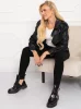  Dámské zateplené legíny Ariana - černé